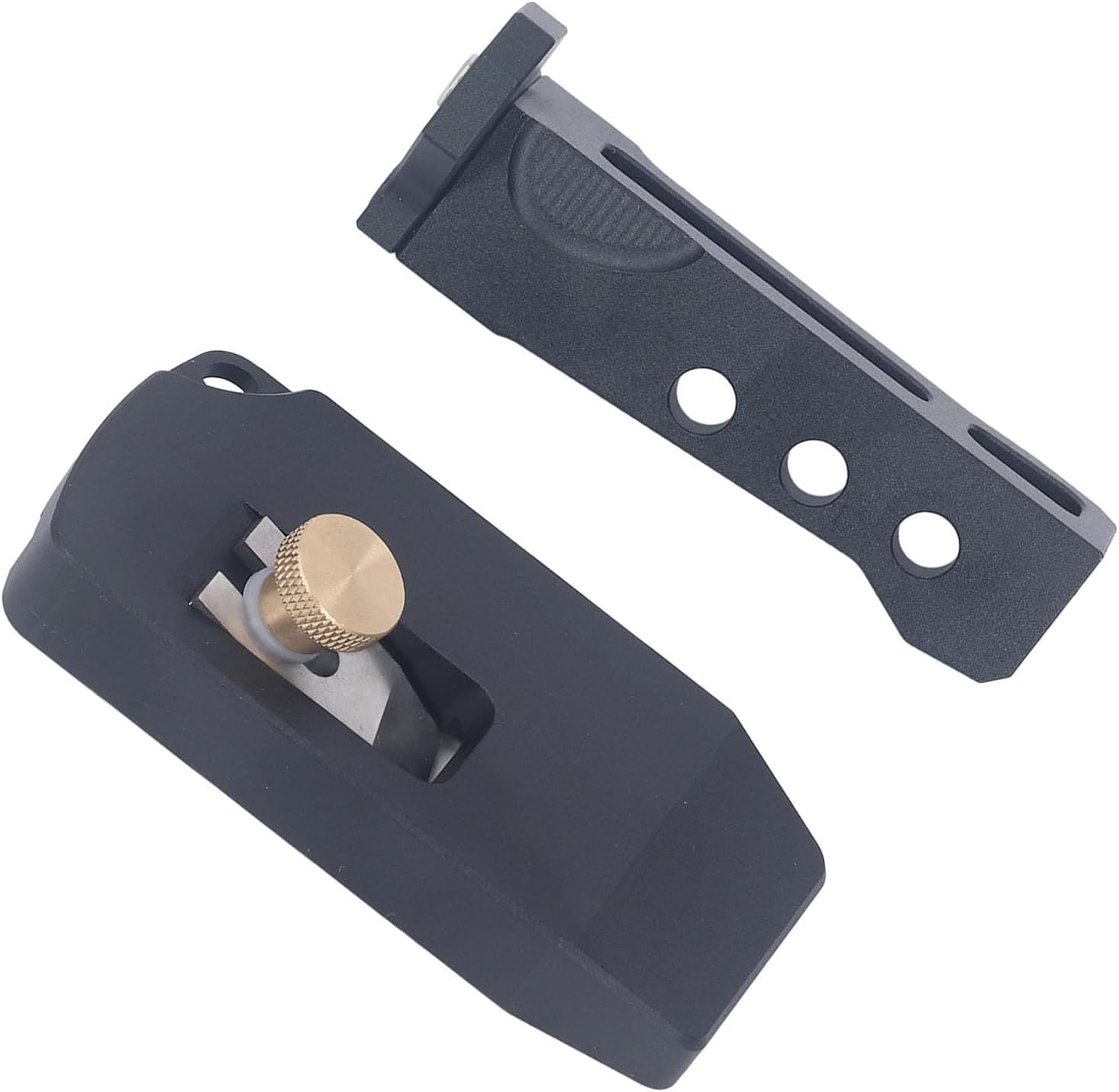 Fydun 2 unids chaflán plano de aleación de aluminio recortadora de borde esquina bandas de borde rápido chaflán herramienta raspador perfecto para