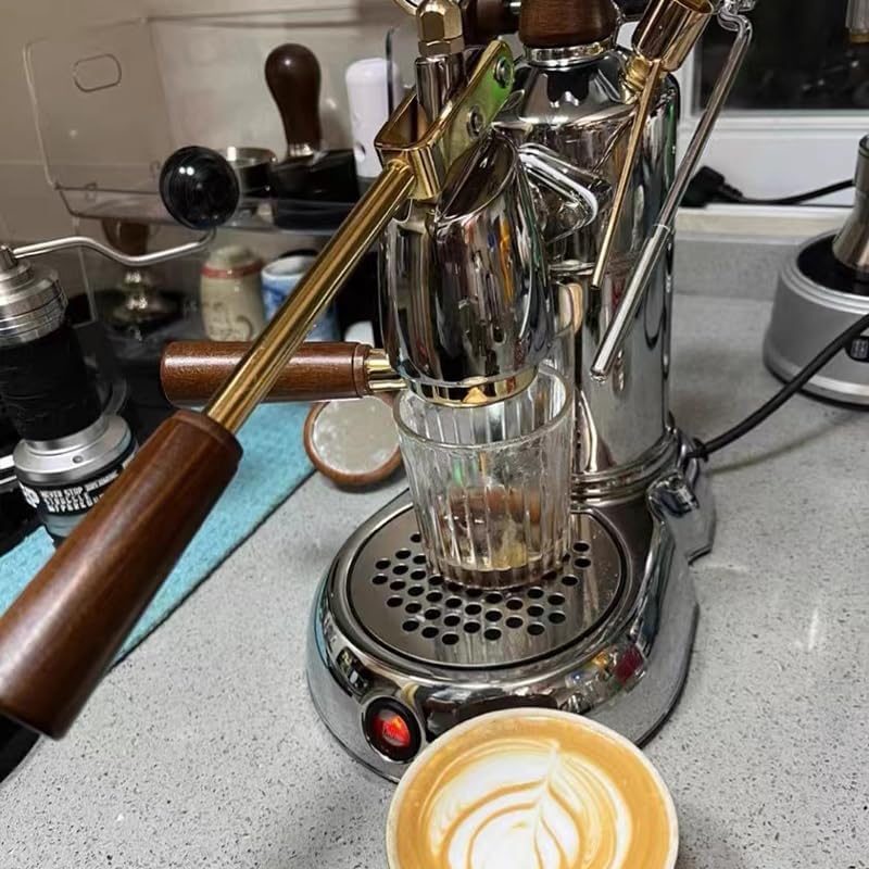 Boquilla de vapor extendida compatible con la palanca La Povoni Europiccola, cafetera profesional Stradivari, punta de vapor larga hecha de acero
