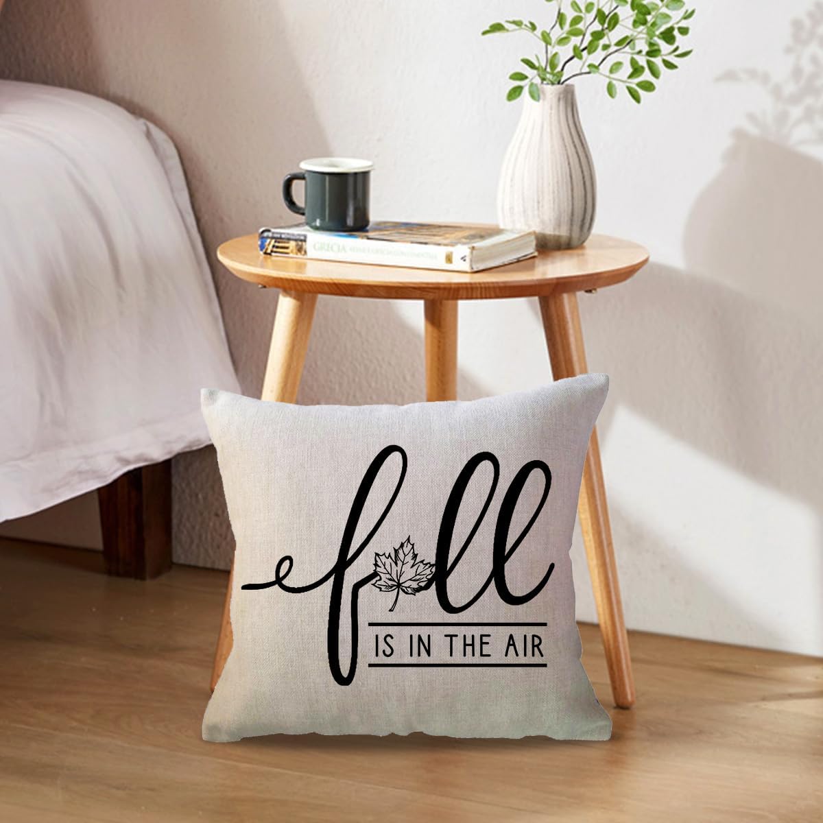 ULOVE LOVE YOURSELF Hello Pumpkin – Fundas de almohada de 20 x 20 pulgadas, fundas de cojín de cosecha otoñal, decoración de otoño de granja, fundas