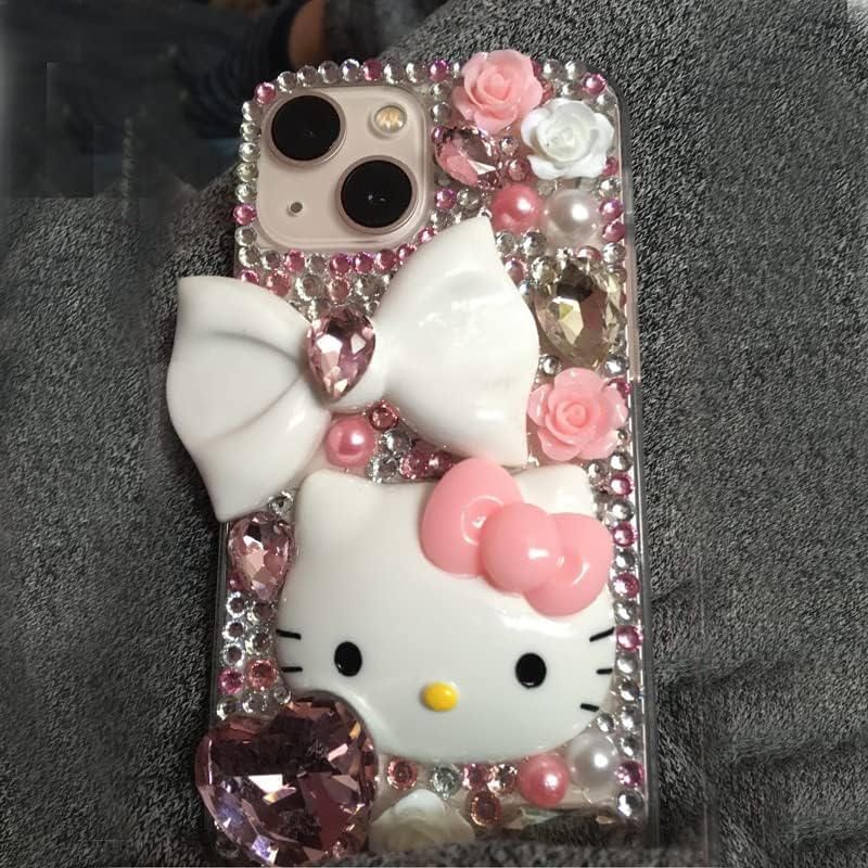 Victor – Funda de teléfono para Samsung Galaxy S23 S22 S21 UltraPlus, silicona y perlas de diamante, TPU (Galaxy S22 Ultra, rosa KT)
