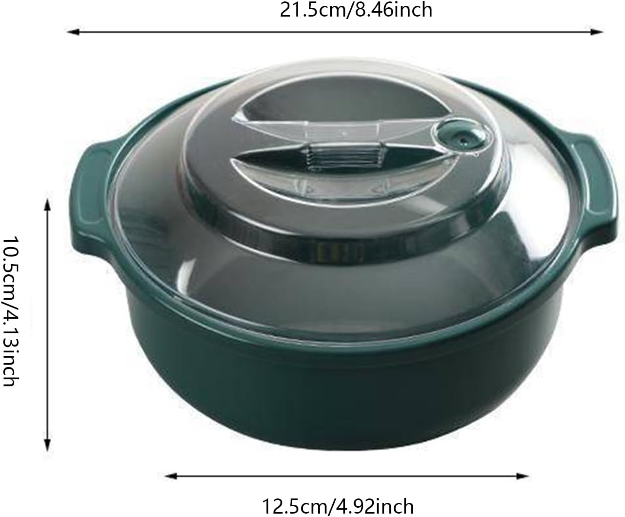 Tazón de fideos o sopa para microondas y ramen, perfecto para el desayuno, cuencos para microondas con tapas, ideales para artículos esenciales de