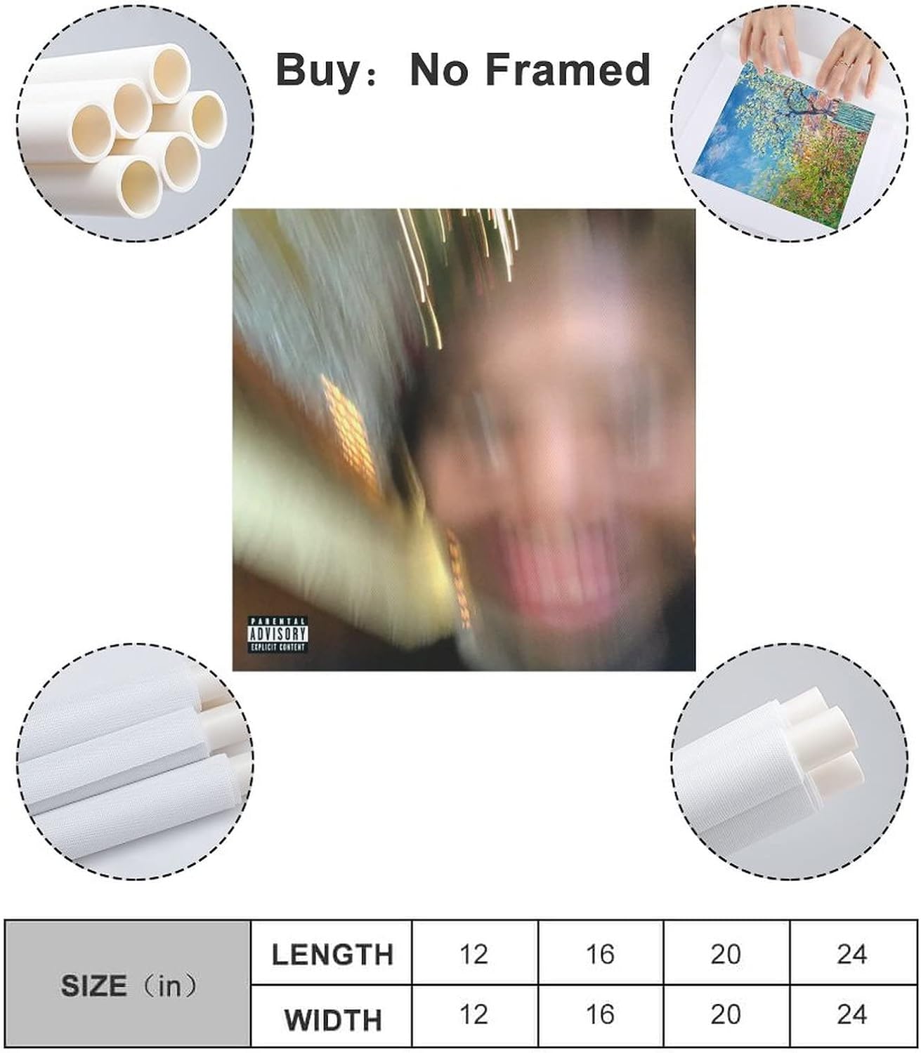 MALOOS Earl Sweatshirt Some Rap Songs – Póster de lienzo decorativo para pared, pintura artística para sala de estar, dormitorio, regalo, sin marco,