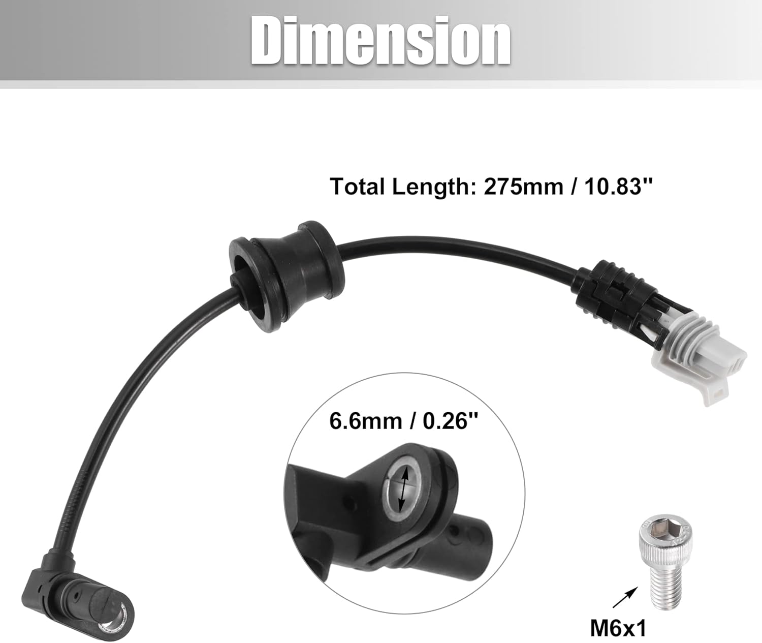 X AUTOHAUX Sensor de transmisión del reemplazo del coche NO.9662608096626078 para Chevrolet Captiva Sport 2012-2015