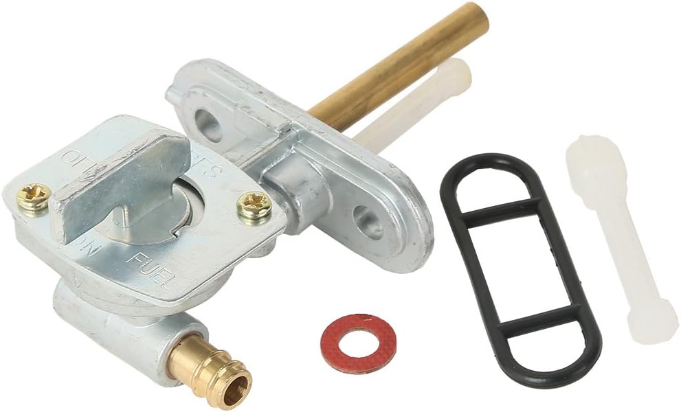 SLMOTO Grifo de tanque de gasolina Interruptor de válvula de gasolina para Yamaha Grizzly YFM600 1998-2001 FZR600 FZR600R 1989-1999 YX600 RADIAN 600