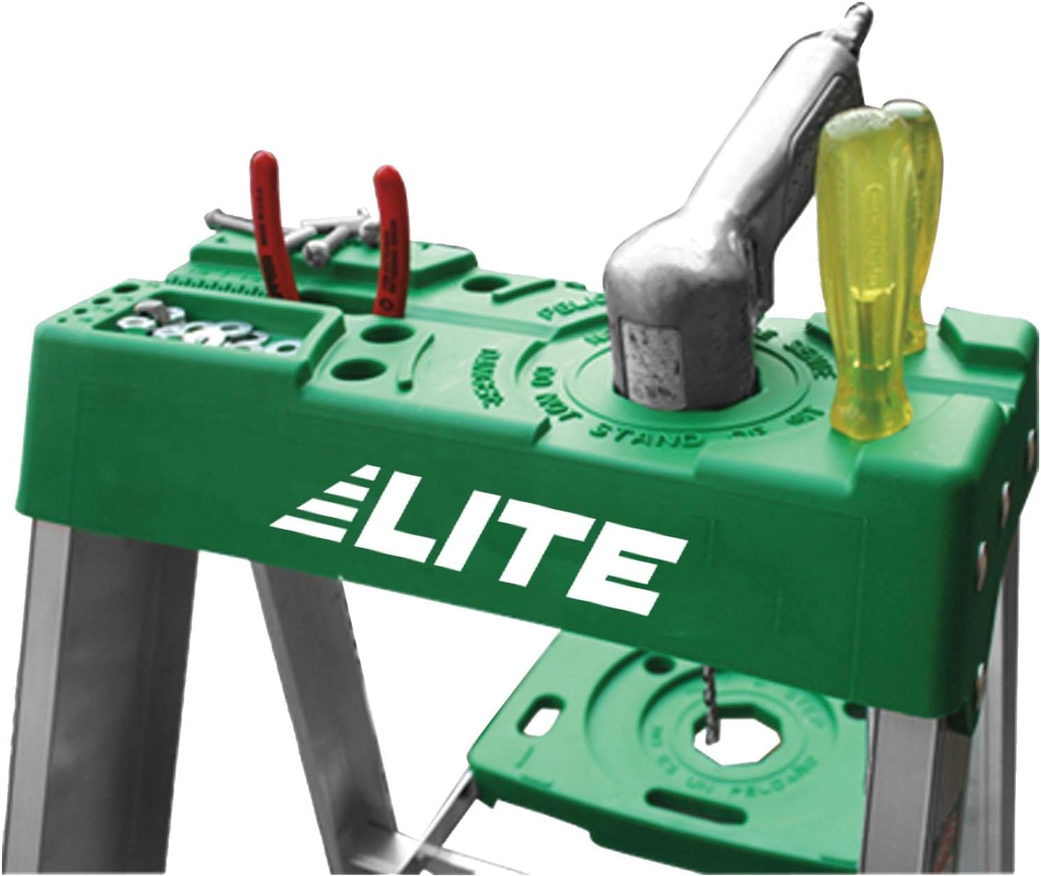 LITE Escalera de aluminio de 6 pies, capacidad de 225 libras, tipo II, LP-2211-06