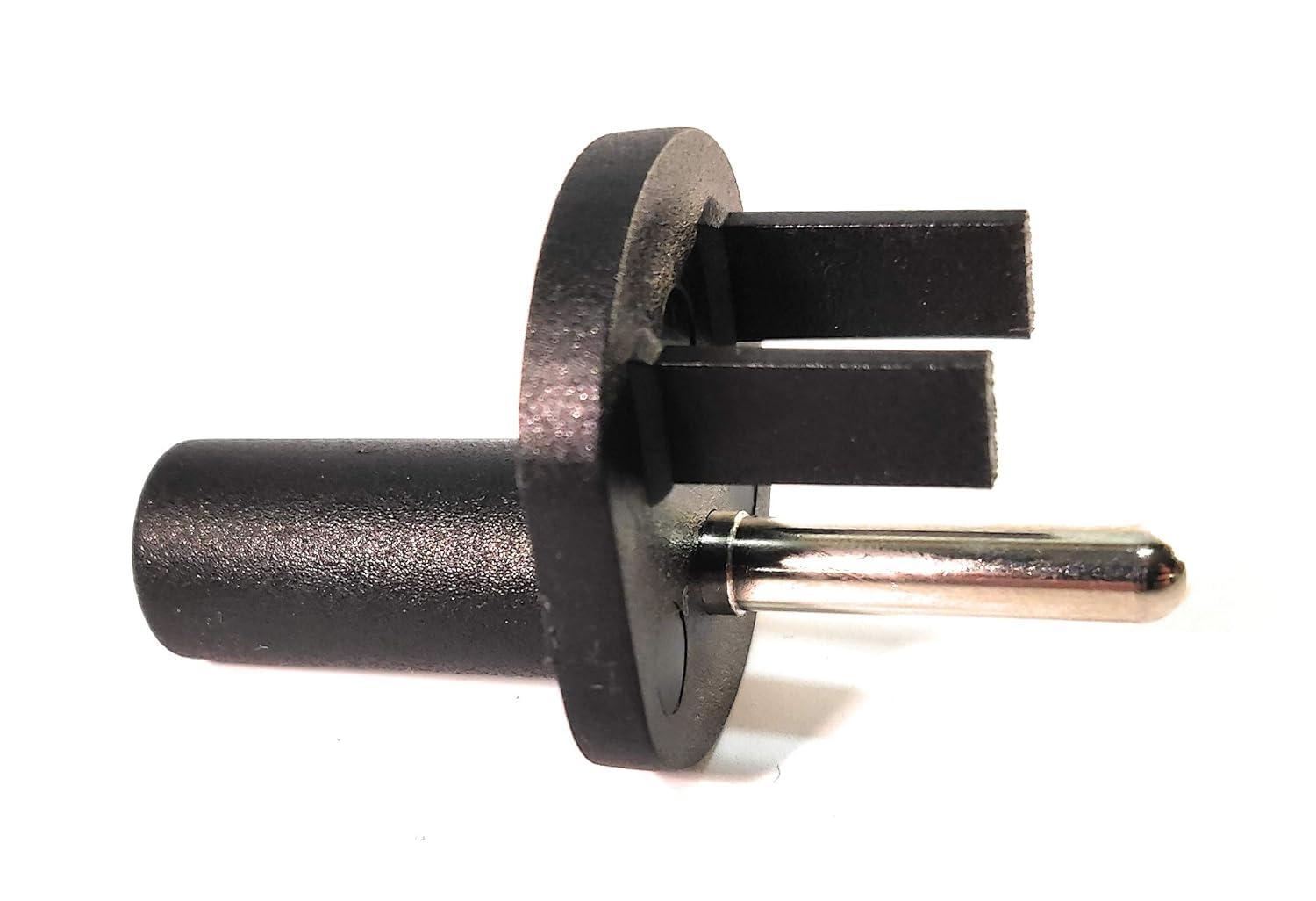 Adaptador de enchufe de salida Banana Jack  Conexión a tierra universal de 3 clavijas  Control ESD  Plástico irrompible de peso ligero negro  2