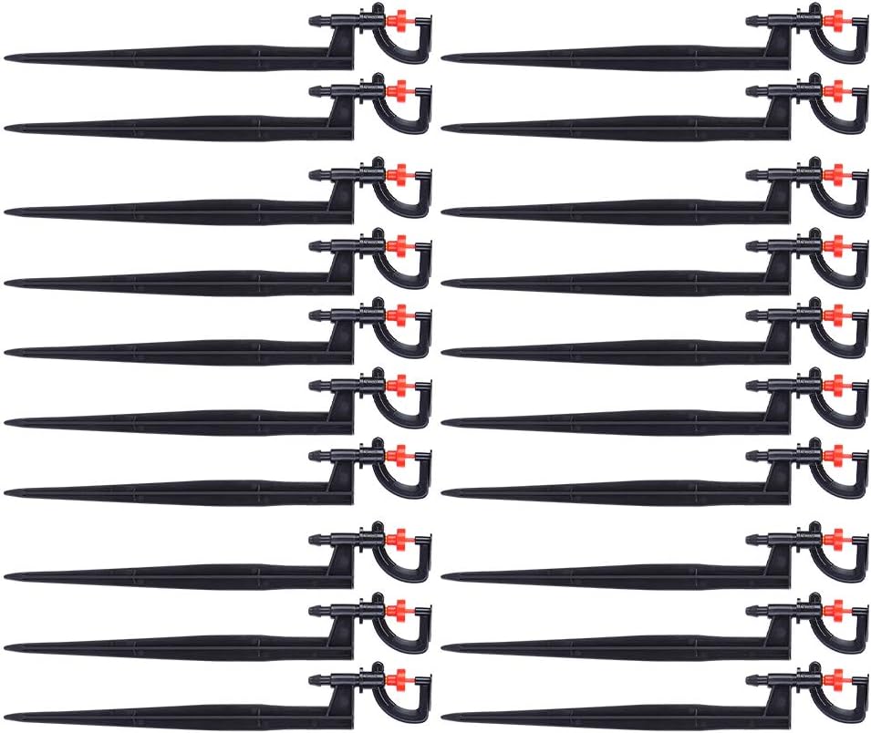 Fydun 20pcs GType 360 Degree Rotation Sprinkler Wate Sp Nozzle Accessory for Garden Lawn 20pcs GType 360 Degree for Family