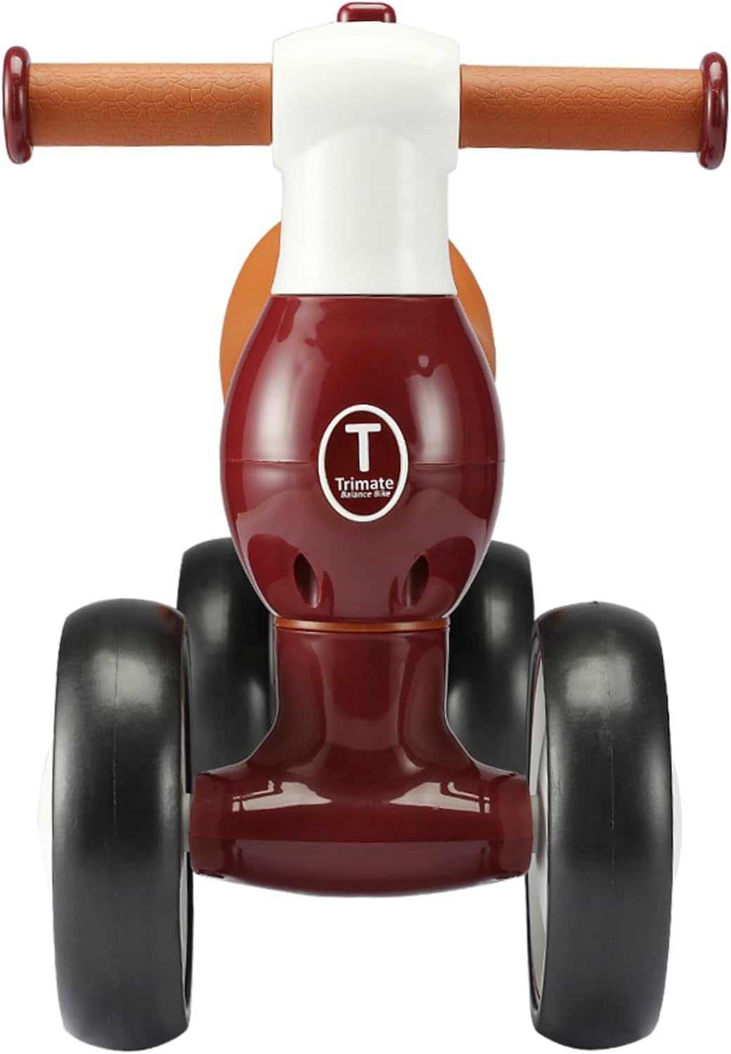 Trimate Bicicleta de equilibrio Baby Walker, rojo vino, juguete perfecto para niños de 1 año, con 4 ruedas, ideal para niños y niñas (12-24 meses)