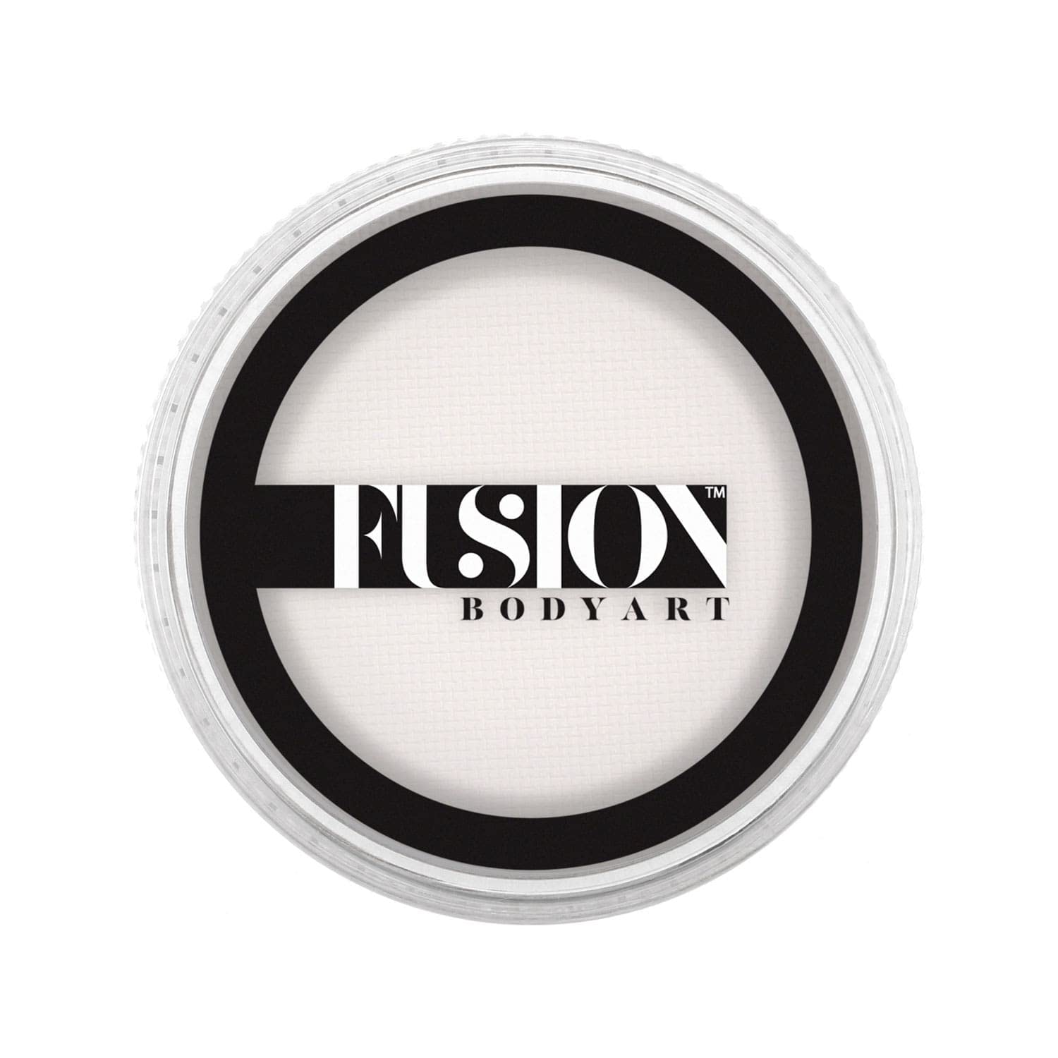 Fusion Body Art Pintura facial Pro Parafina blanca (1.26 onzas), calidad profesional activada por agua para la cara y el cuerpo, suministros de