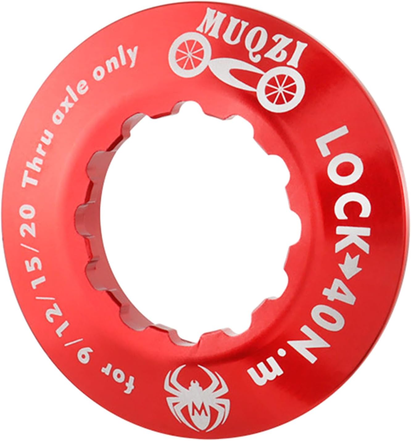 Centerlock Anillos de bloqueo de rotor Bujes de bicicleta Cerradura central Cerradura central Bloqueo de ruedas Ejes de cilindros Anillos de bloqueo