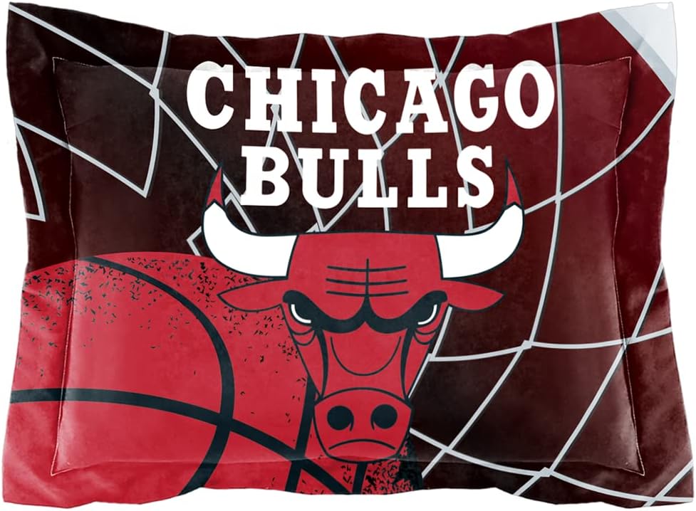 Northwest NBA Chicago Bulls – Juego de edredón y funda de almohada FullQueen