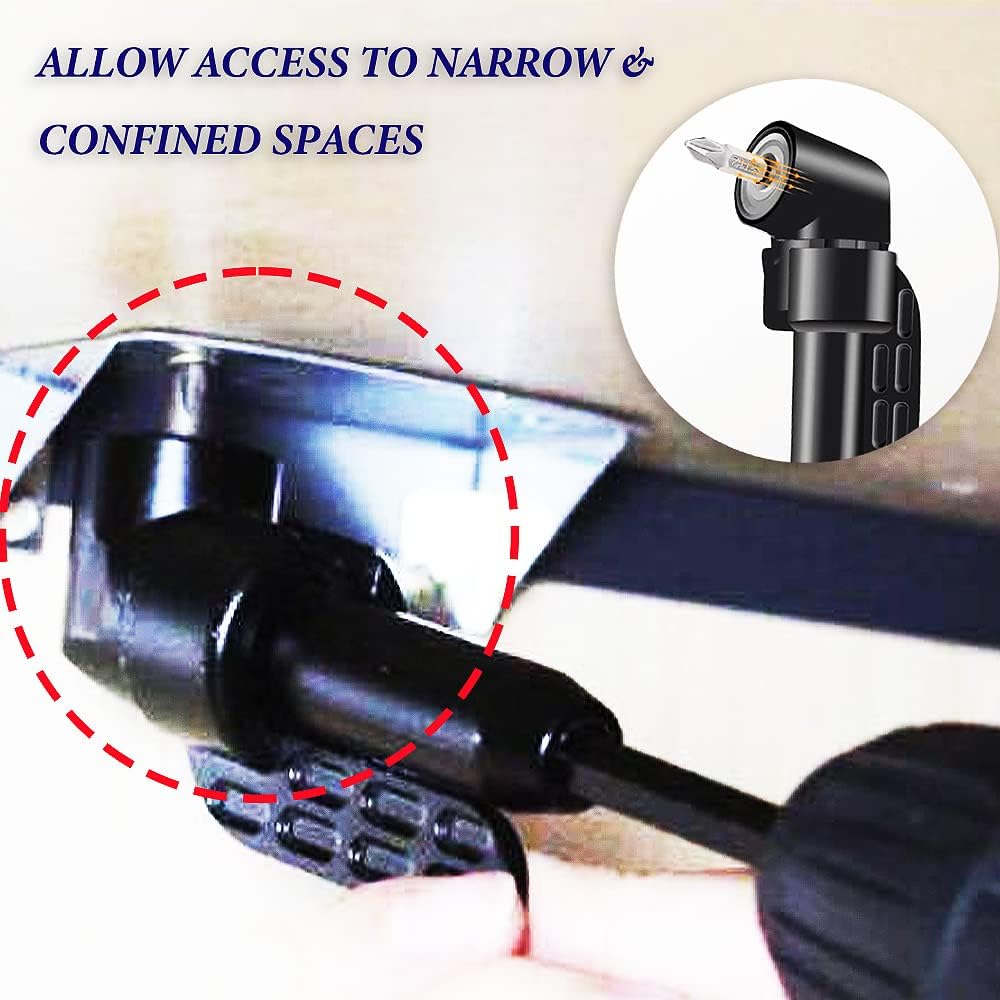 Extensión de broca 3 unids universal de 14 pulgadas vástago hexagonal de liberación rápida kit de soporte de taladro magnético+105 grados de ángulo