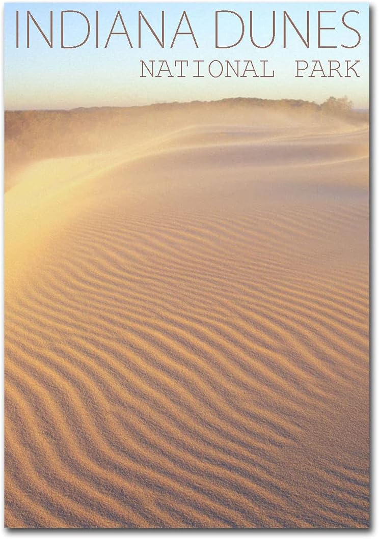 Indiana Dunes National Park, Indiana Imán para nevera tamaño 2.5″ x 3.5″