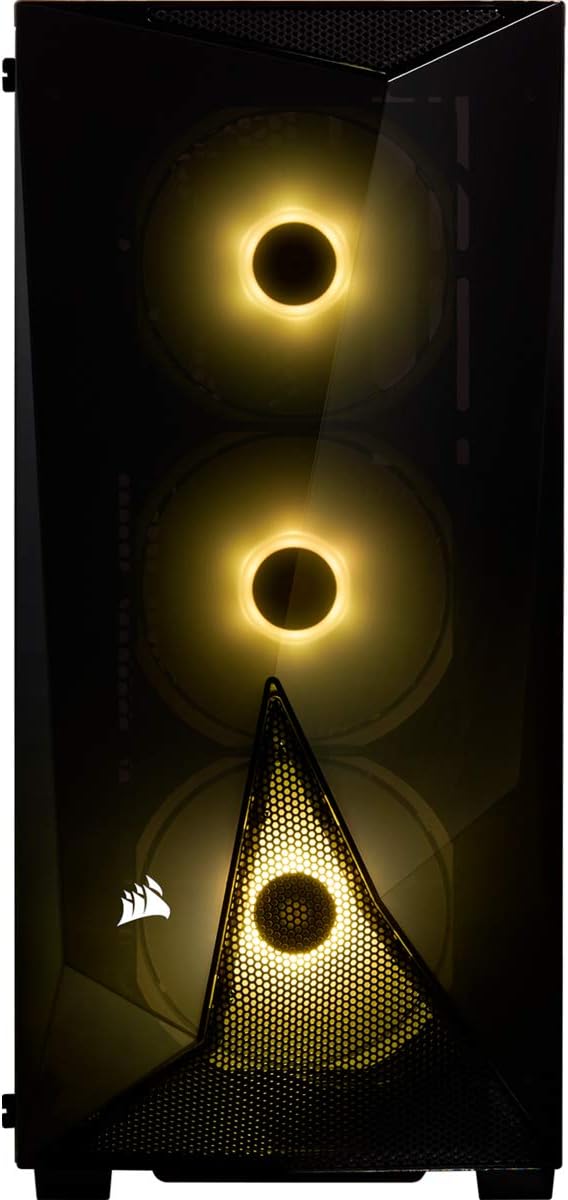 Corsair Carbide Series SPEC-DELTA RGB Mid-Tower ATX Estuche para juegos, vidrio templado