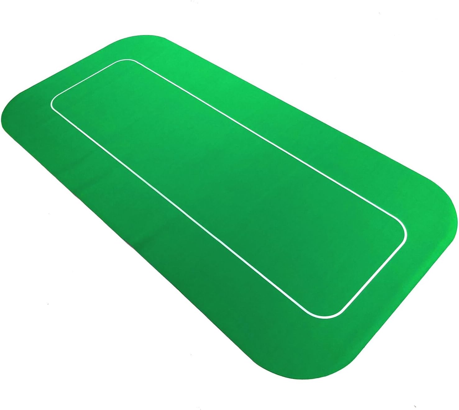 Yuanhe Tapete de mesa de póquer, fieltro de póquer de 36 x 72 pulgadas, cubierta de mesa de póquer portátil de goma Texas Hold’em con bolsa de