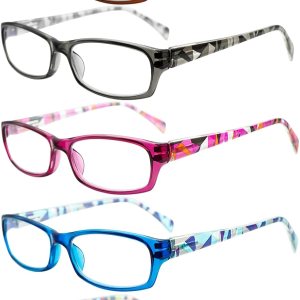 VIDEBLA Paquete de 5 lentes de lectura para computadora para hombres y mujeres, antifatiga ocular, lentes de bloqueo de luz azul para leer (5 VIDEBLA Paquete de 5 lentes de lectura para computadora para hombres y mujeres, antifatiga ocular, lentes de bloqueo de luz azul para leer (5