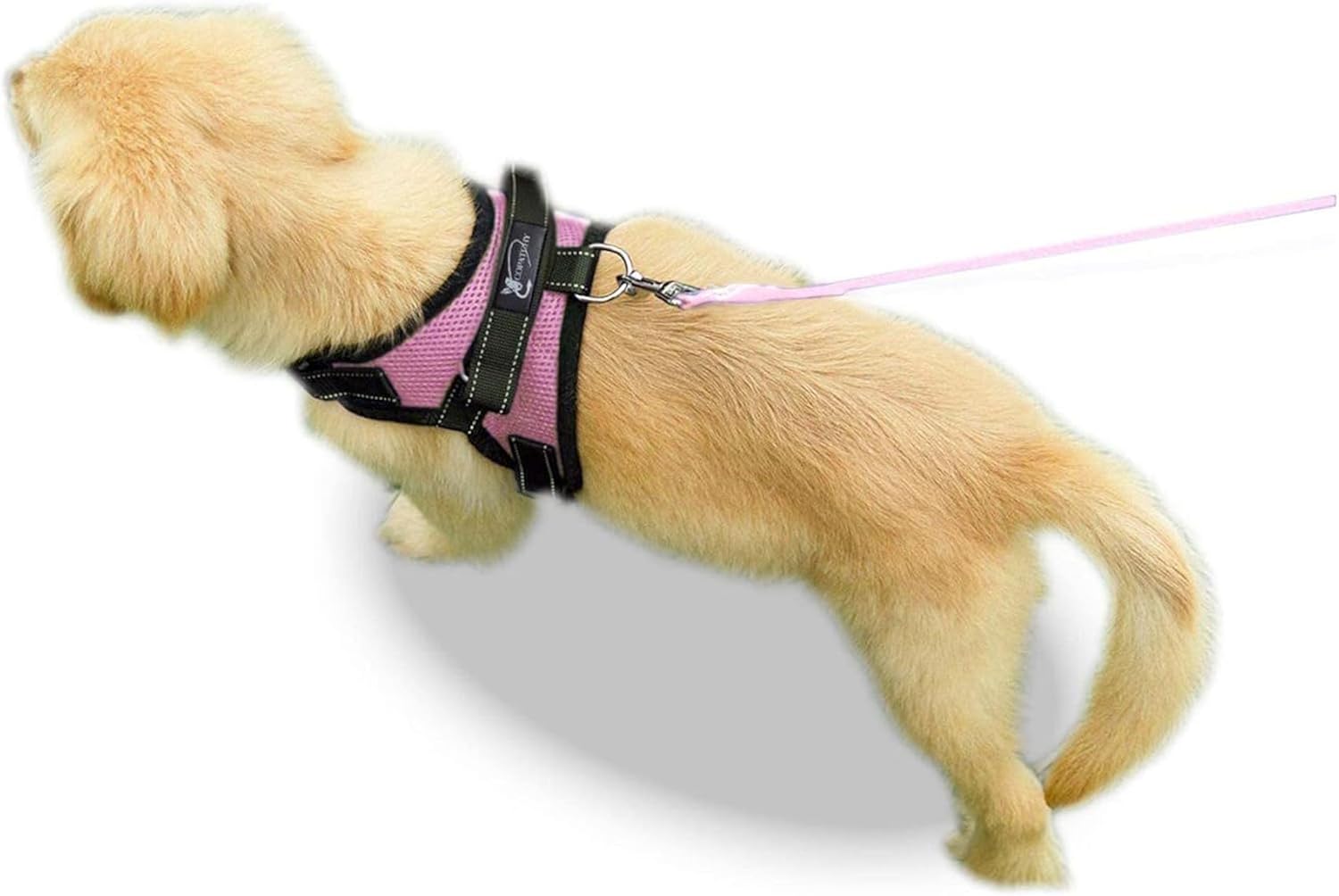 Copatchy – Arnés ajustable reflectante para perro con asa evita tirones, XS, Rosado