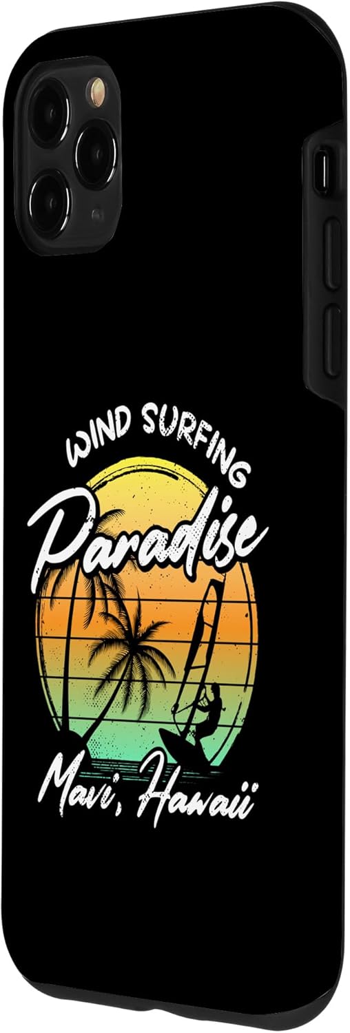 iPhone 11 Pro Max Windsurfing Paradise Maui Hawaii  Sailboard Windsurf Case