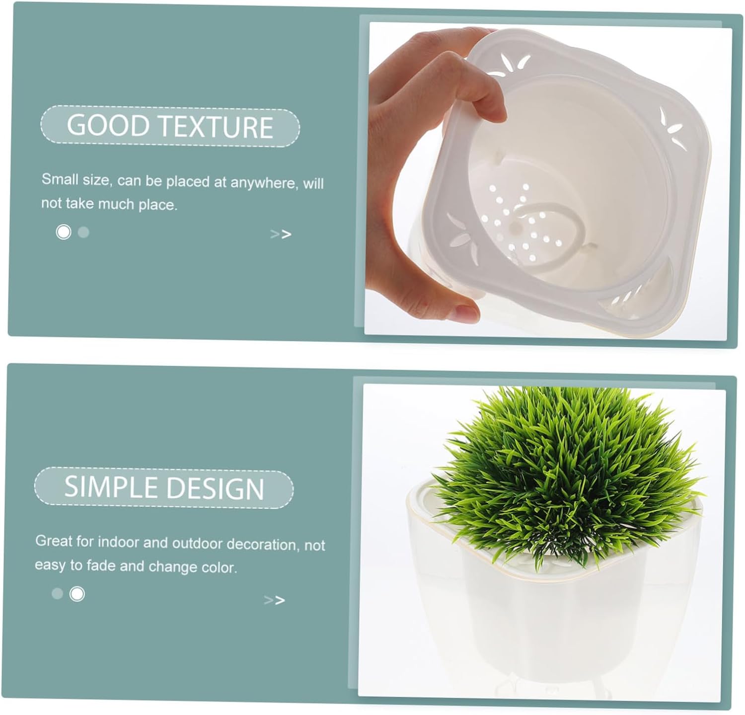 YARNOW 6 Pcs Automatic Watering Flower Pot Self Watering Planters Pots for Indoor Plants Auto Watering Planter African Violet Pot Orchid Pot Home