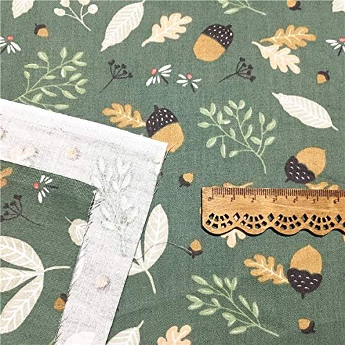 Funda de almohada 100% algodón de 300 hilos, funda de almohada protectora con cremalleras, solo funda sin inserto (piña, hojas de flores y verde