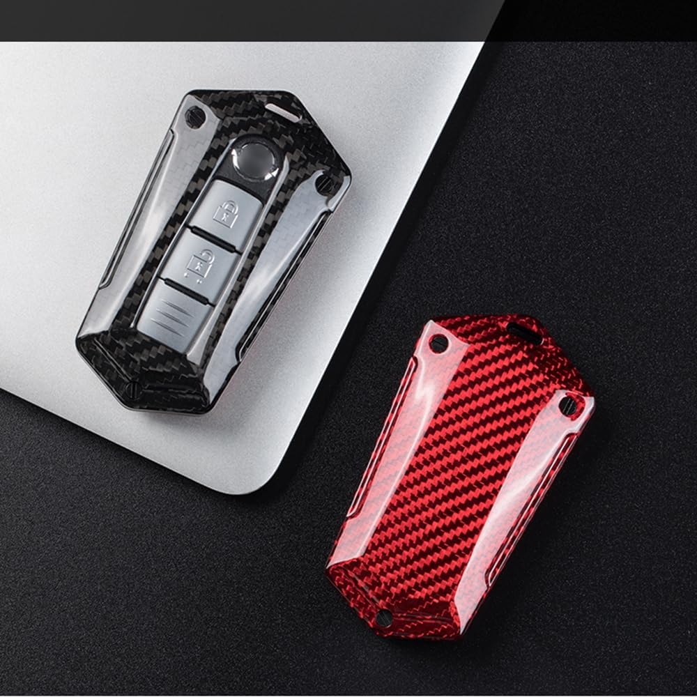 Cubierta elegante de la caja de la llave del mando a distancia de la fibra de carbono para Nissan Infiniti GTR 370Z Q50