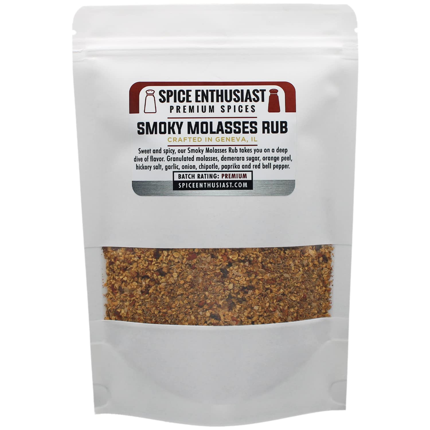 Spice Enthusiast Rub de melaza ahumada – 4 oz