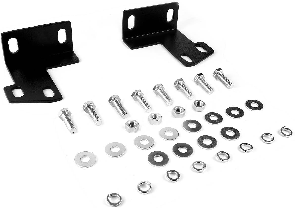 Compatible con Pathfinder Frontier Xterra Barra de parachoques negra de 3 pulgadas + placa deslizante + kit de reubicación