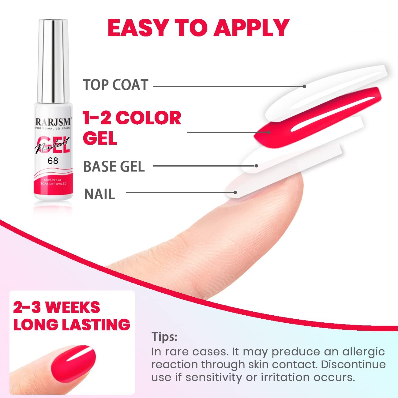 RARJSM Gel Liner Nail Art, colección de algodón de azúcar, juego de esmalte de uñas en gel para dibujo de alambre para diseño de uñas