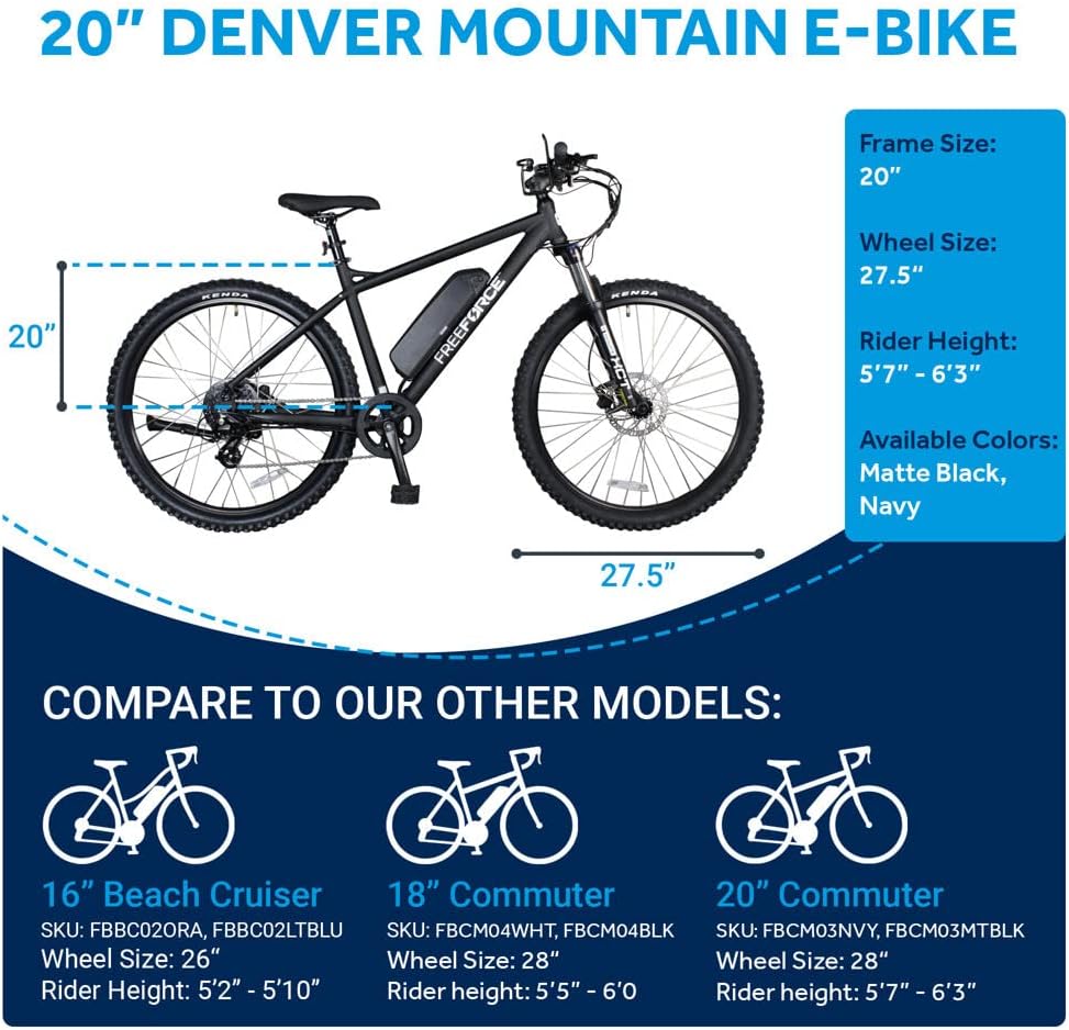 Electric Bike for Adults, Lightweight Ebike with 375W Bafang Motor, Kenda Tires, Shimano Drivetrain, 8 Gears, Throttle, Pedal Assist