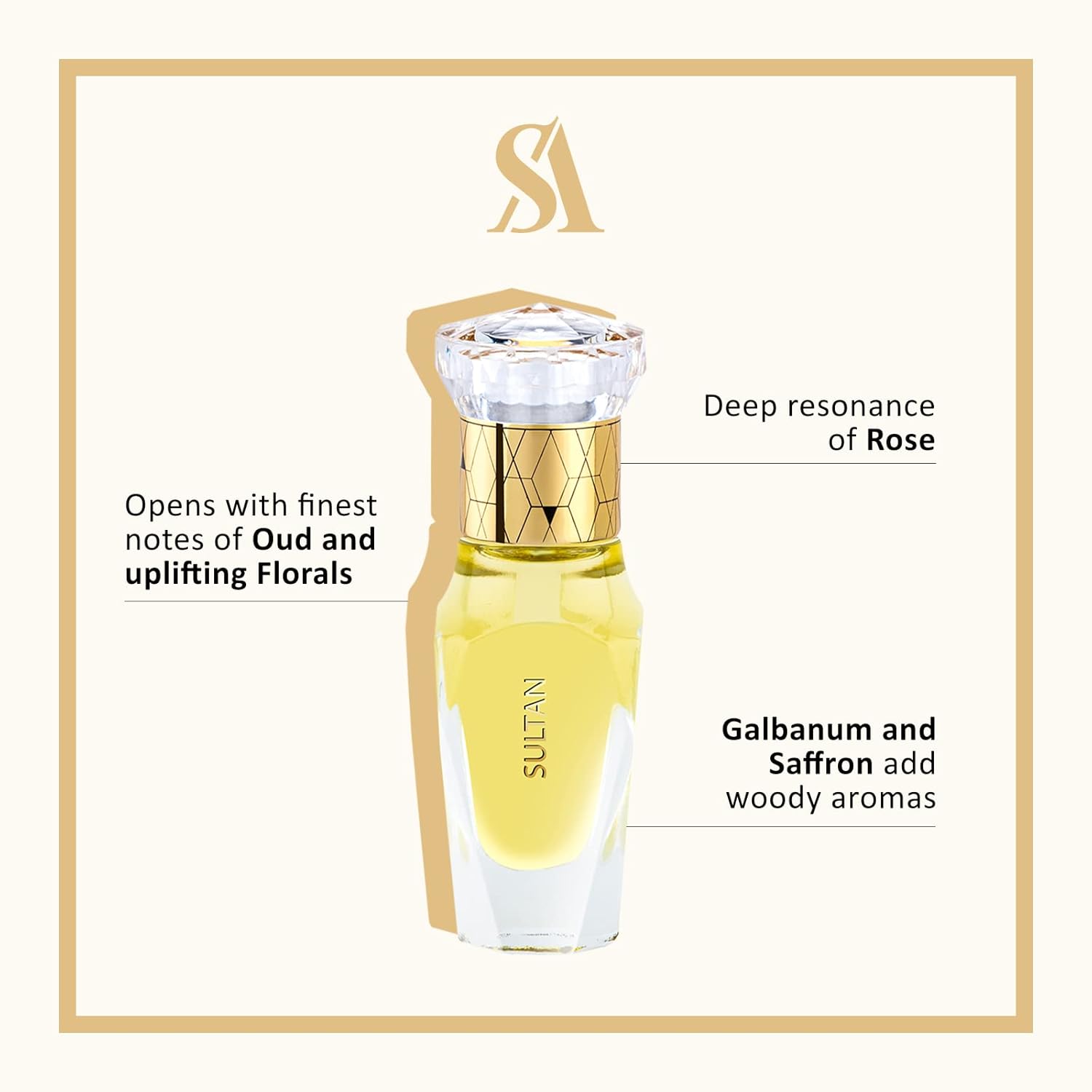 Swiss Arabian Sultan For Unisex  Productos de lujo de Dubai  Aceite de perfume personal de larga duración  Una fragancia seductora excepcionalmente