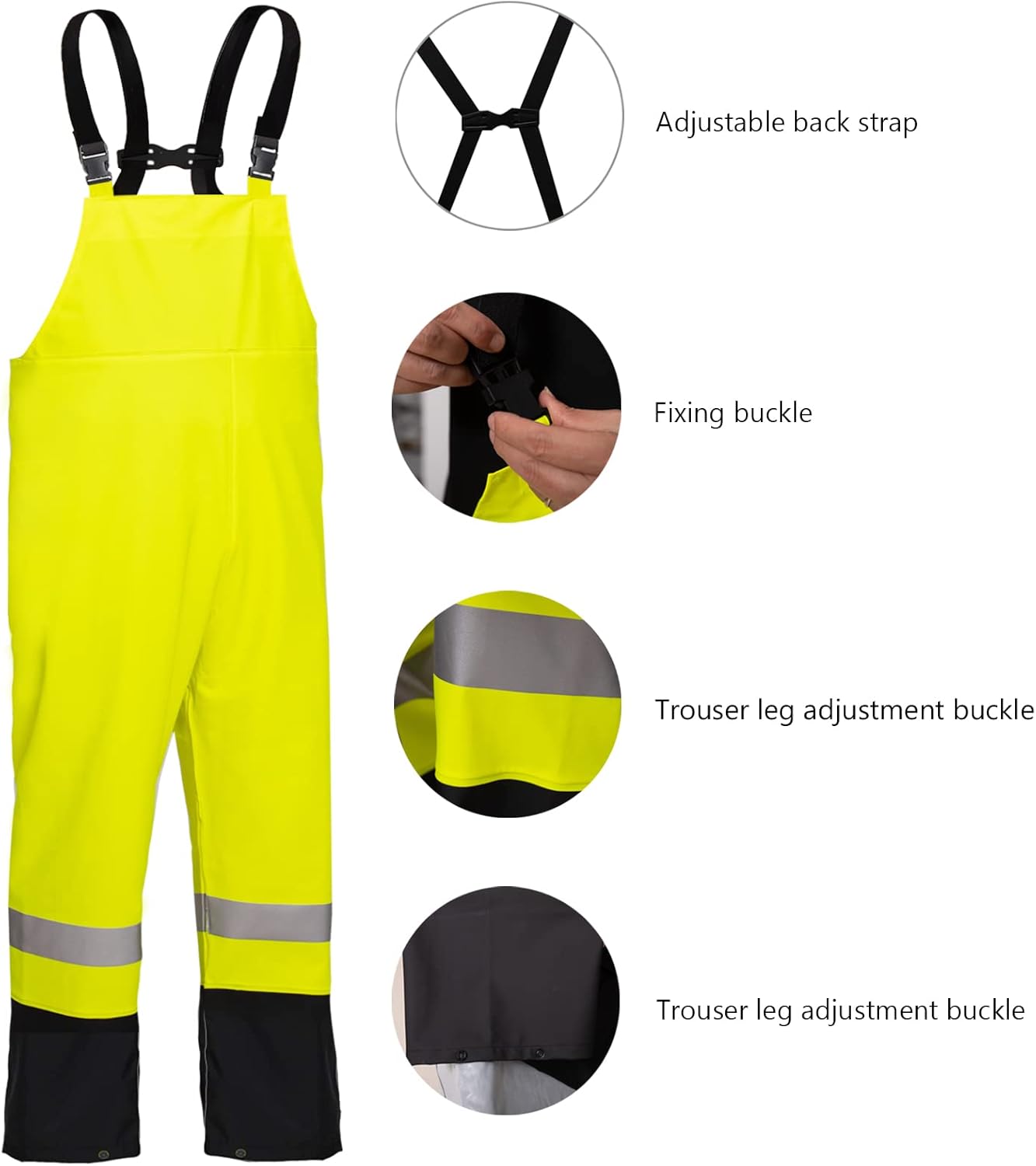 Trajes de lluvia para hombres y mujeres, impermeable, resistente al agua, ropa de lluvia, chaqueta y pantalones, capucha oculta