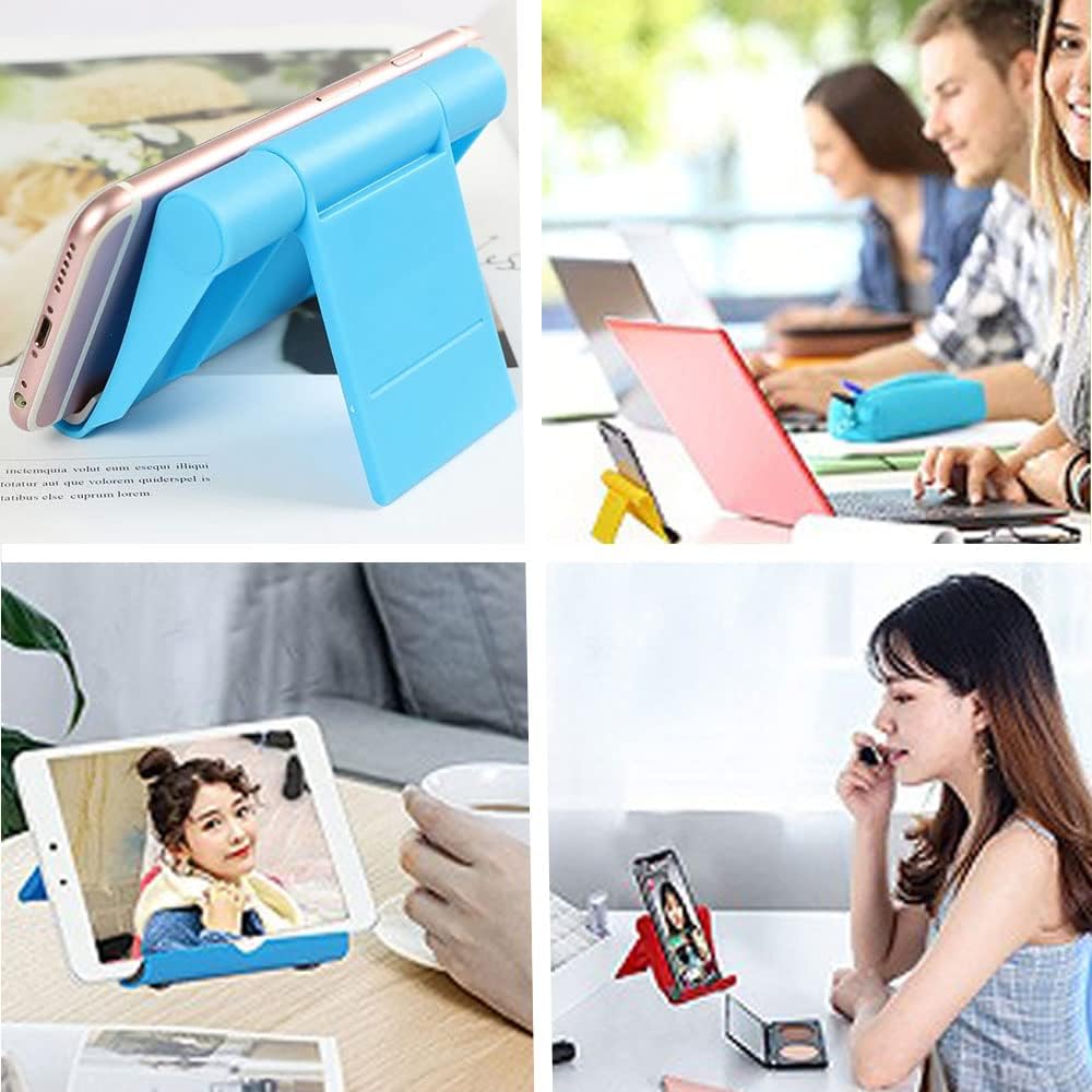 4 soportes de teléfono móvil ajustables para escritorio compatibles con iPhone 14 13 12 11 8 Pro Max SE XS XR Plus Samsung Galaxy Note20 S20 S10 S9