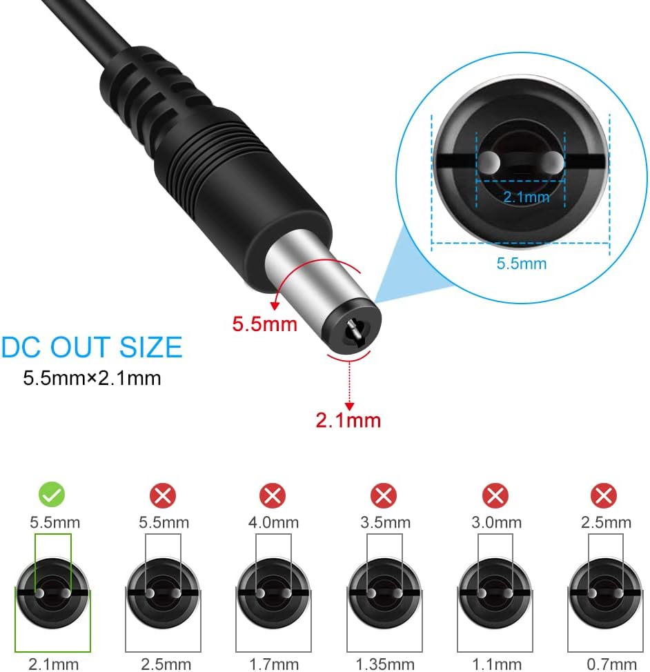 Fuente de alimentación LED de 12 V, 3 A, adaptador de CA de 36 W, transformador de 100-240 V CA a 12 V CC para tiras de luces LED, adaptador de