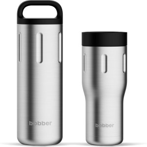 Paquete de botella de agua de acero inoxidable aislada al vacío de 26 onzas para bebidas frías y calientes y taza de café de viaje aislada de 16 oz Paquete de botella de agua de acero inoxidable aislada al vacío de 26 onzas para bebidas frías y calientes y taza de café de viaje aislada de 16 oz