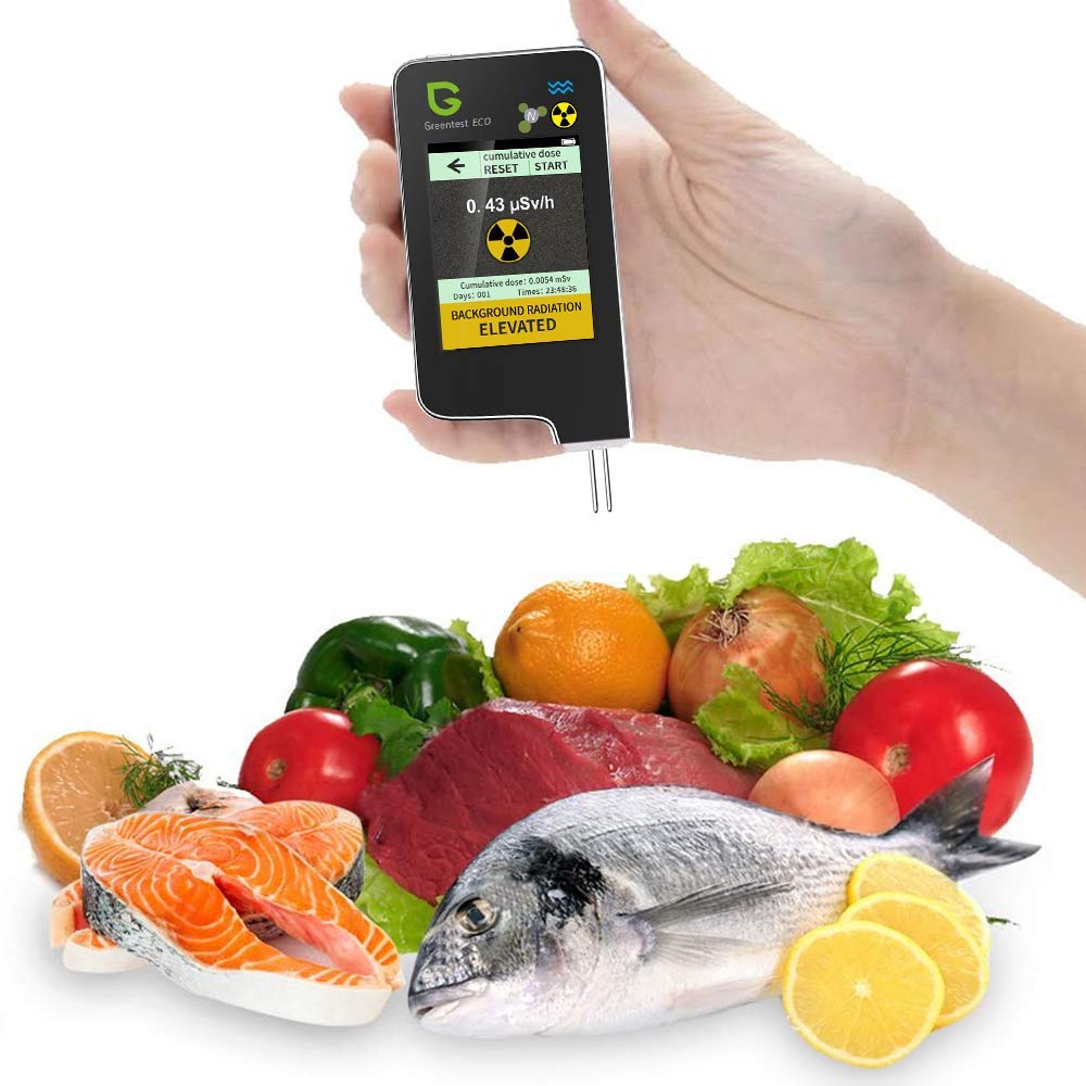 6 en 1 Greentest eco 5 Digital Food Nitrate Tester, detector de radiación de alta precisión Geiger contador medidor de calidad de agua TDS Dosímetro