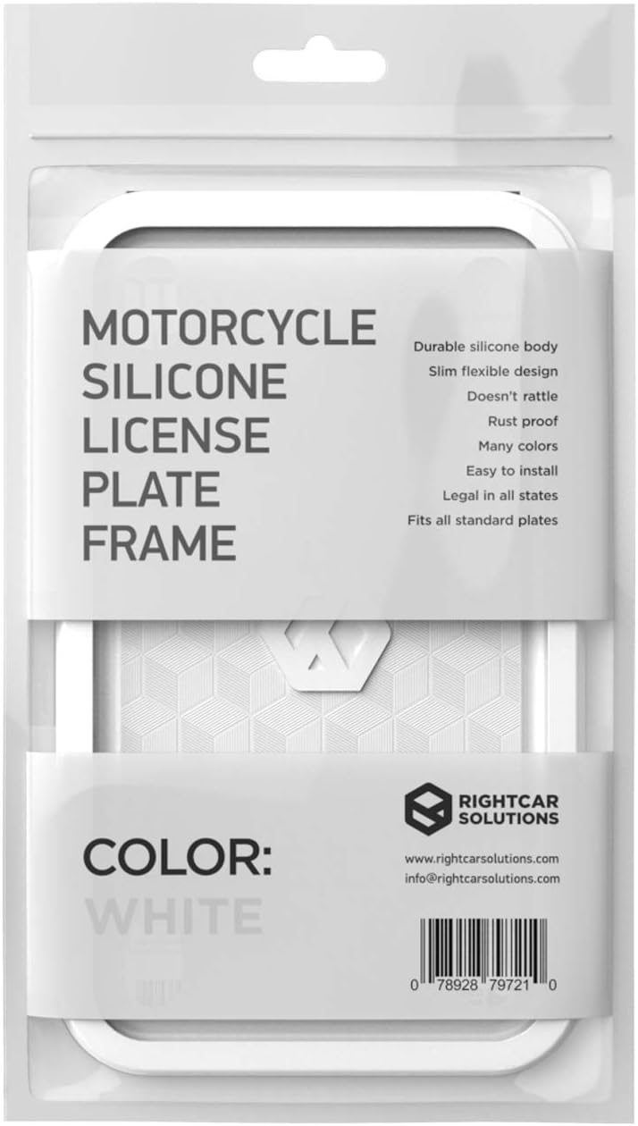 Marcos de silicona para placa de motocicleta  El marco original de silicona de grado premium para placa de bicicleta  A prueba de óxido, a prueba de