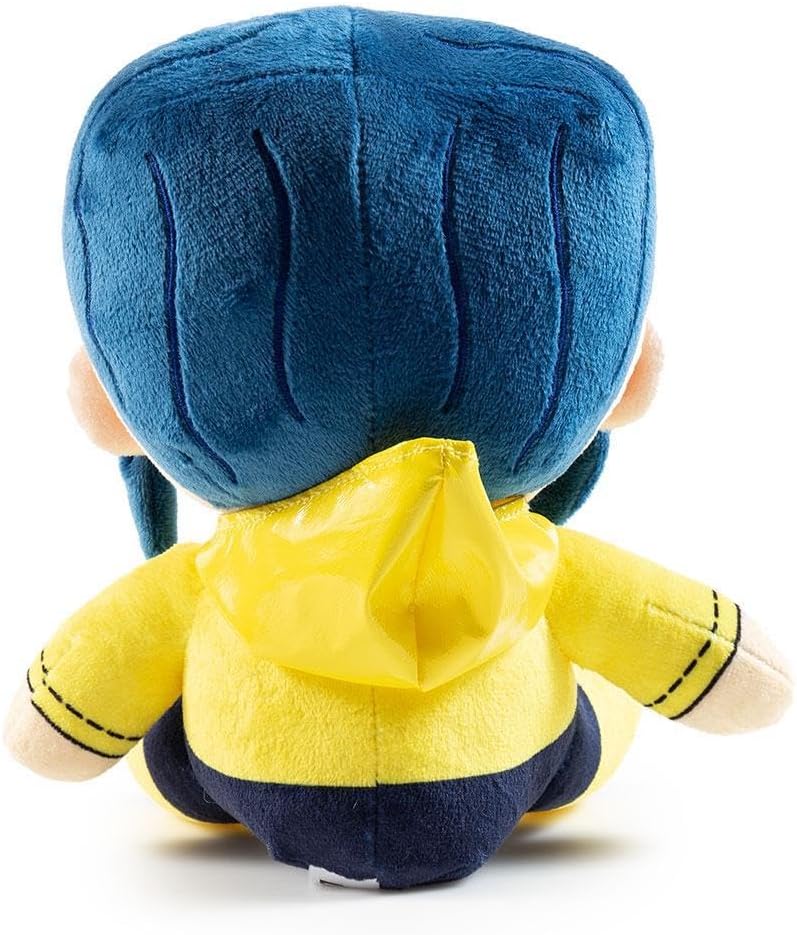Kidrobot Coraline – Peluche Phunny con ojos de botón