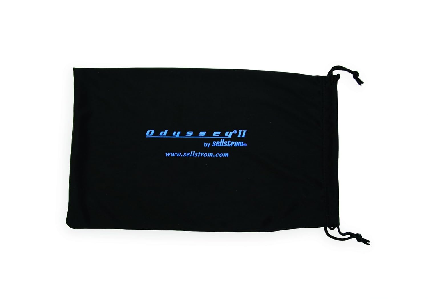 Sellstrom Bolsa protectora de microfibra para gafas Odyssey II con cordón, negro, S79905