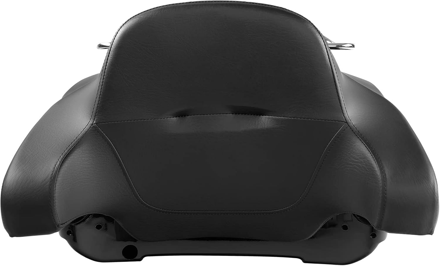 XFMT Portaequipajes superior King Tour Pack de 13.1 pulgadas + almohadilla de respaldo King Tour Pack – Road Zeppelin Styling para Harley Road King