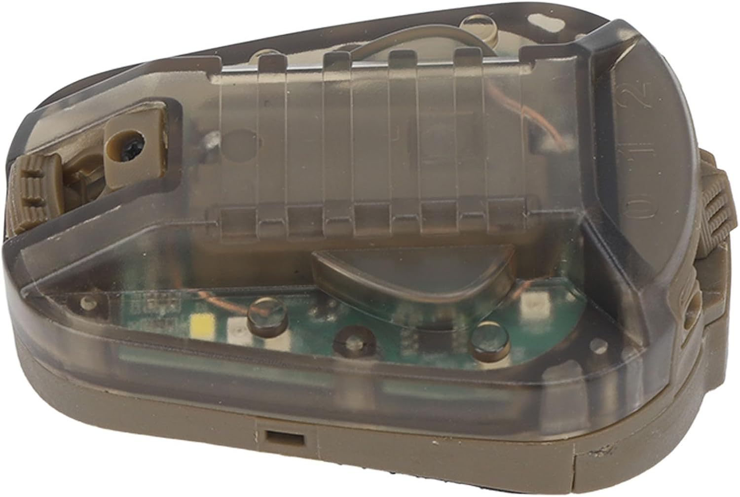 CHICIRIS Luz militar para casco, luz de señal de supervivencia militar, nailon antideslizante impermeable para exploración al aire libre