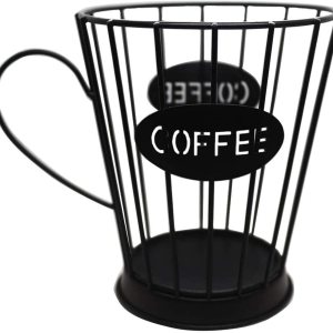 TAMOSH Soporte para cápsulas de café, cesta de almacenamiento para encimera de cocina, soportes de almacenamiento para cápsulas de espresso TAMOSH Soporte para cápsulas de café, cesta de almacenamiento para encimera de cocina, soportes de almacenamiento para cápsulas de espresso