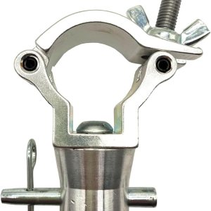 Abrazadera de acoplador envolvente de 1.260-1.378 in para iluminación de escenario Abrazadera de armadura Capacidad de carga de aluminio 165 lbs Abrazadera de acoplador envolvente de 1.260-1.378 in para iluminación de escenario Abrazadera de armadura Capacidad de carga de aluminio 165 lbs