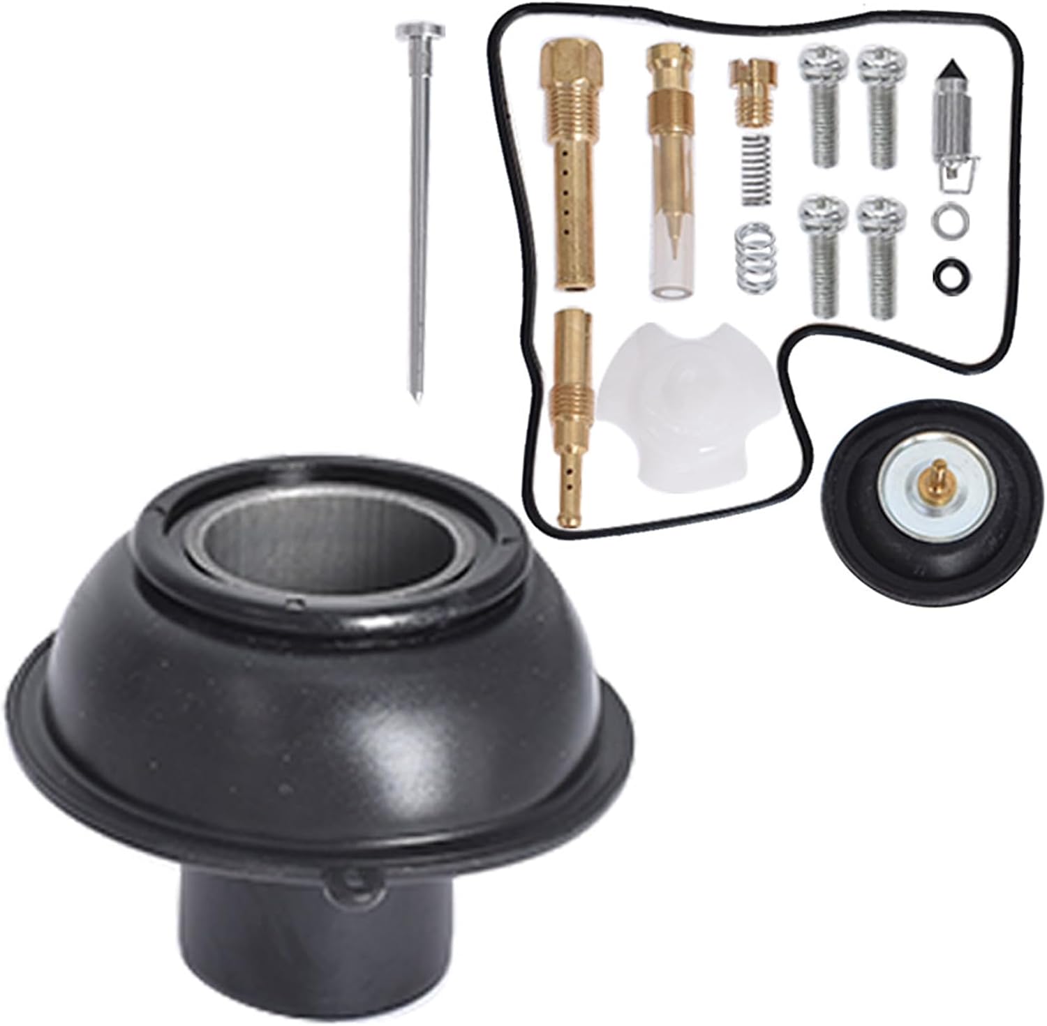 Diafragma de carburador con kit de aguja de repuesto para Honda Steed Shadow VLX 600 1994-2003
