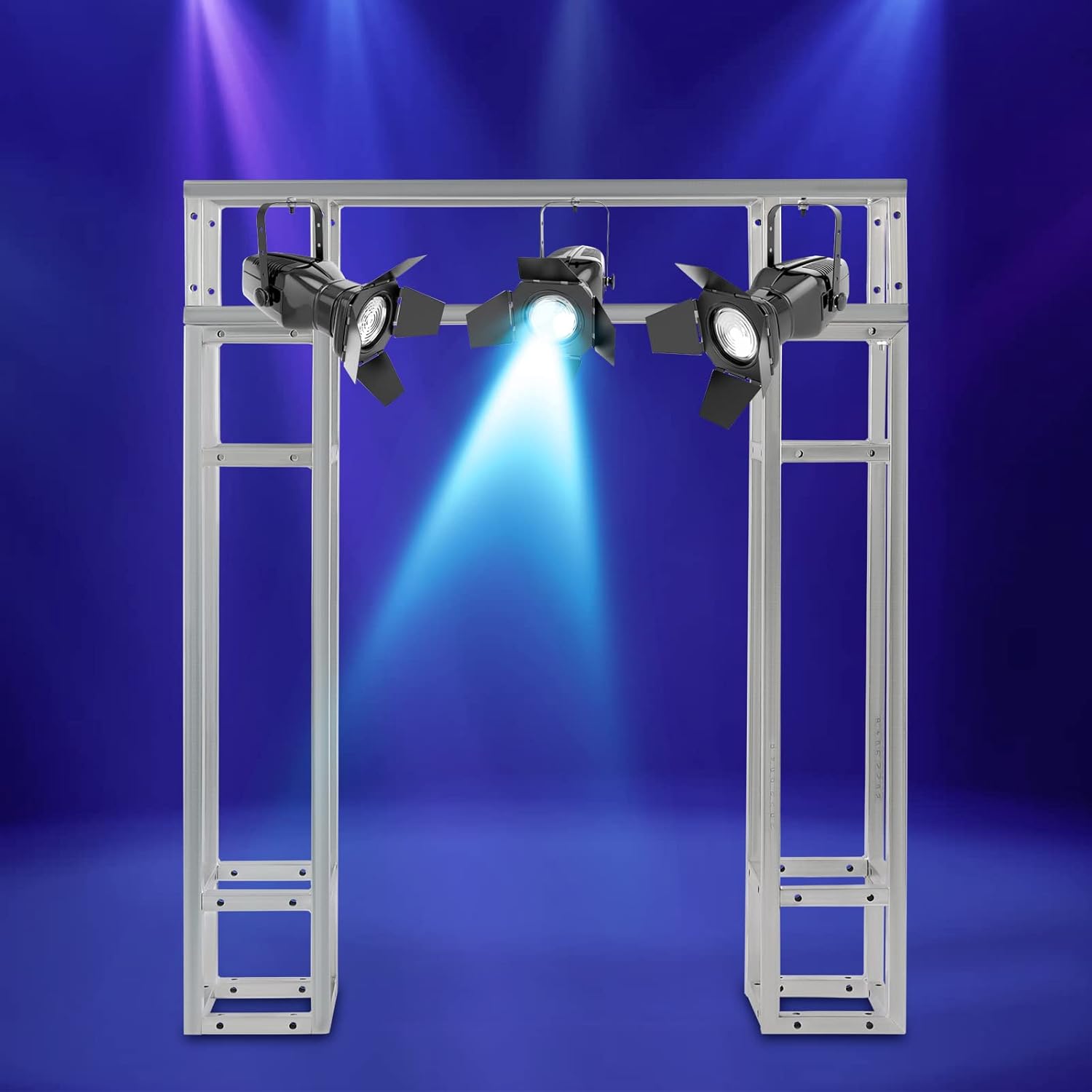 Paquete de 3 cajas cuadradas de truss trussing segmento kit para tienda de campaña, iluminación de DJ, escenario portátil temporal, uso en