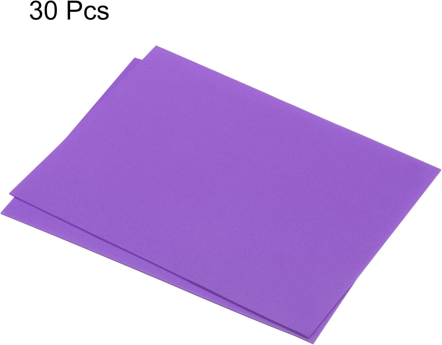 uxcell Hojas de espuma EVA moradas, 12 x 9 pulgadas, 0.079 in de grosor para manualidades, paquete de 12