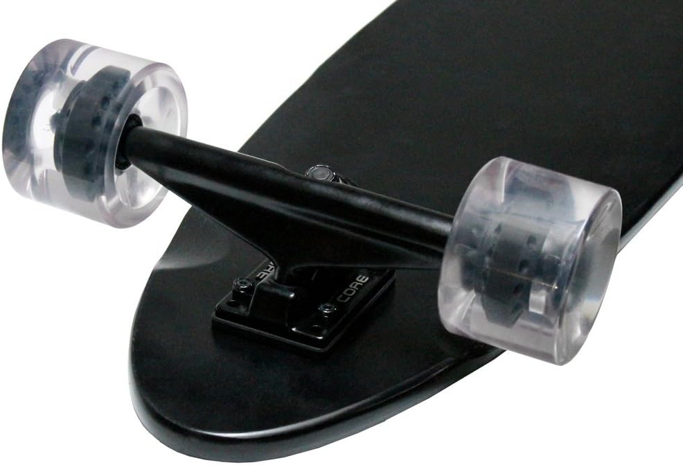 TGM Skateboards Moose Longboard 9 x 47.75 Negro Completo 2.992 in Ruedas Negro Camiones