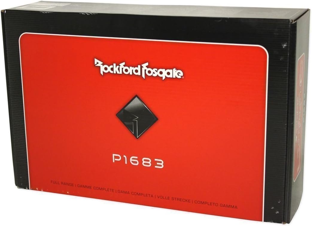 2 pares de altavoces estéreo Rockford Fosgate P1683 de 130 W, 6 x 8 pulgadas, de 3 vías, 6 x 8 pulgadas