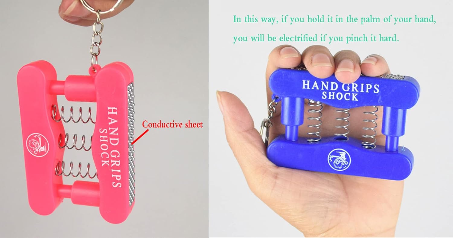 JUDEWY Trick Toy Combination April Fool’s Day Trick Toy Trick Gum Trick Trick Props Electric Shock Grip