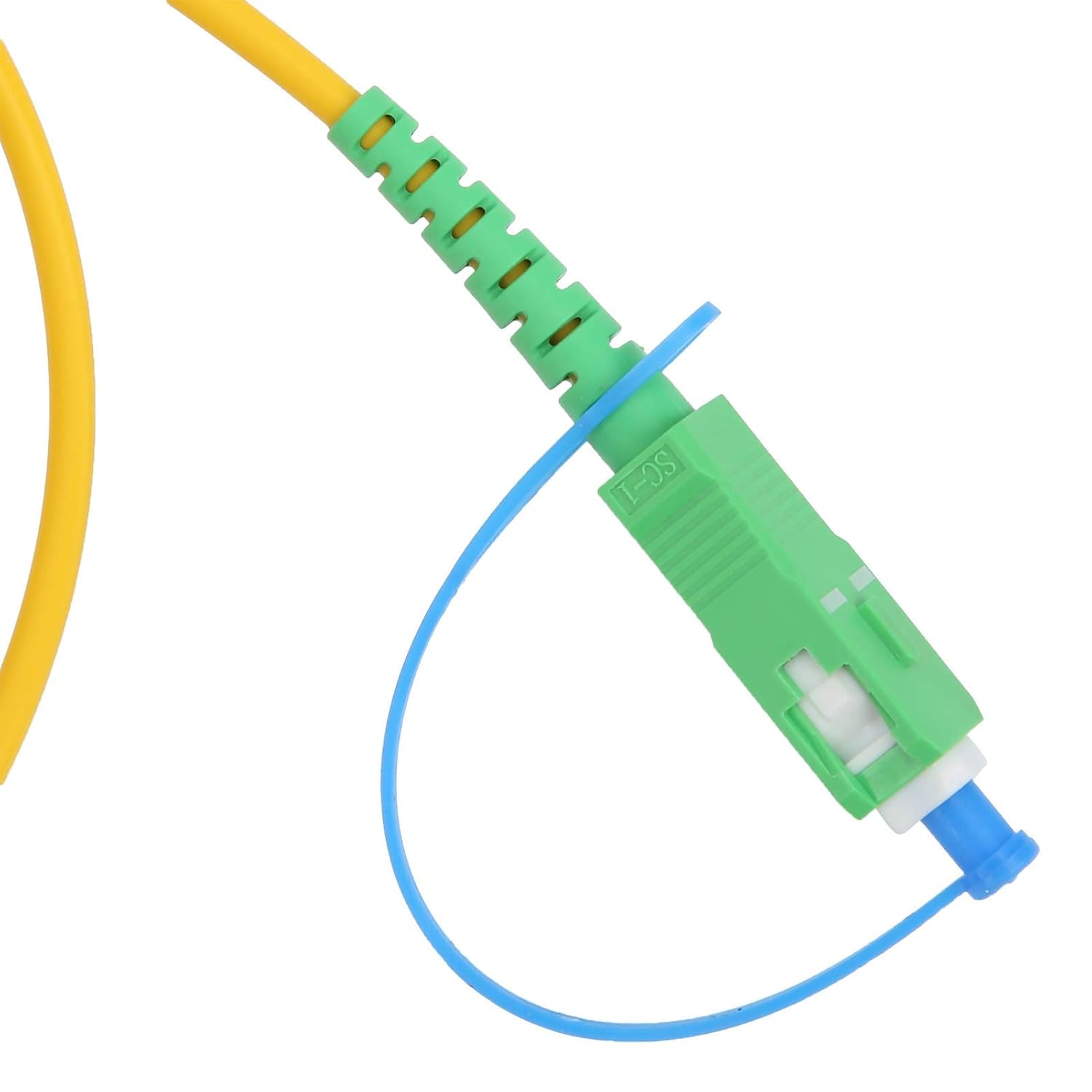 Eujgoov 9125um 0.6 mi OTDR Cable de lanzamiento de fibra óptica que tiene alta precisión con estricto control de calidad para el conector SCAPC-SCUPC