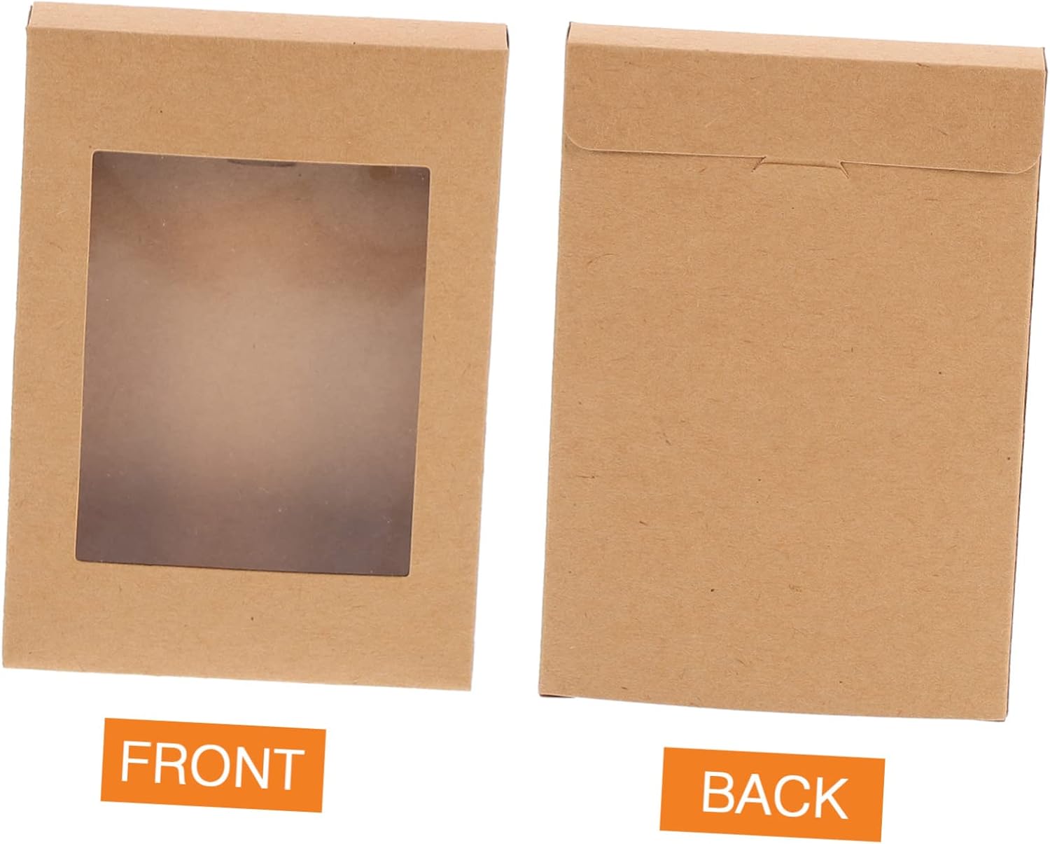 Mobestech Caja de regalo de papel Kraft Cajas de regalo Kraft Cajas de galletas Contenedor de comida para bebés Contenedores de comida de papel